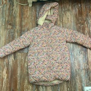 Amazon essentials floral puffer coat